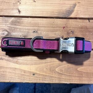 KONG pink collar, size large EUC